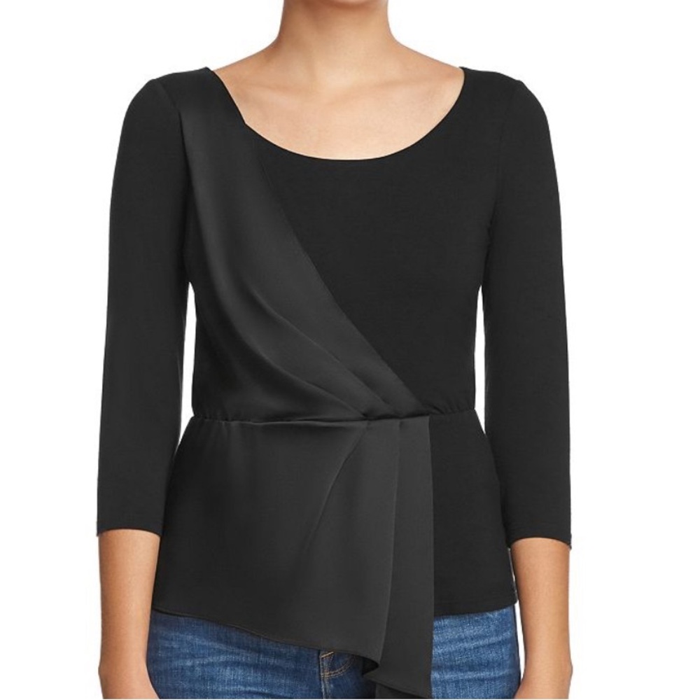 Bailey 44 Jules Drape Front Top, XS NWT